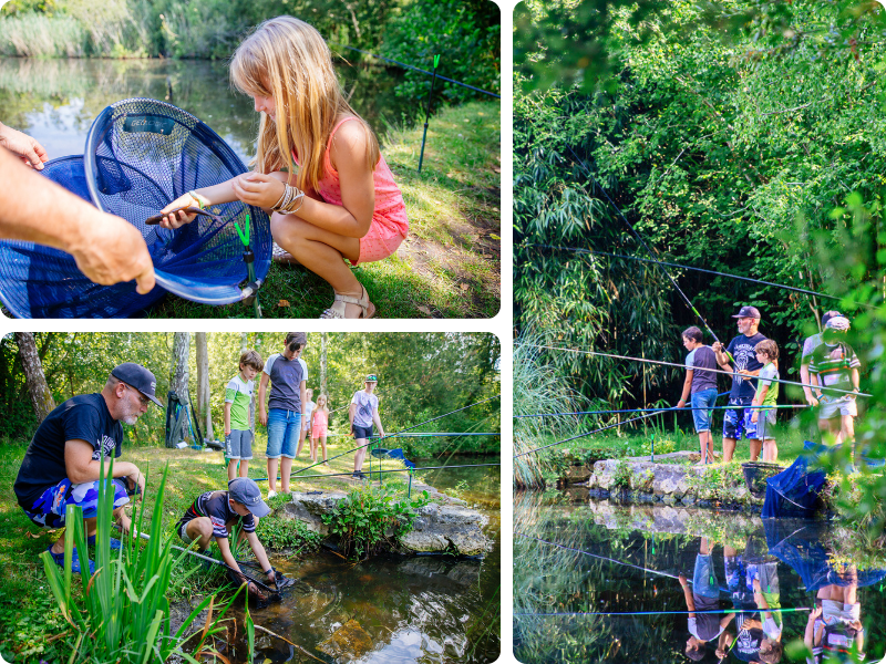 Animation pêche à Sanguinet par le CIMAP