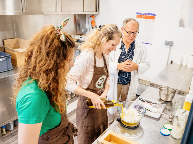Atelier de fabrication d'un savon à Biscarrosse-Plage