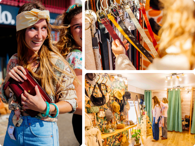 Des boutiques souvenirs à Biscarrosse dans les Landes