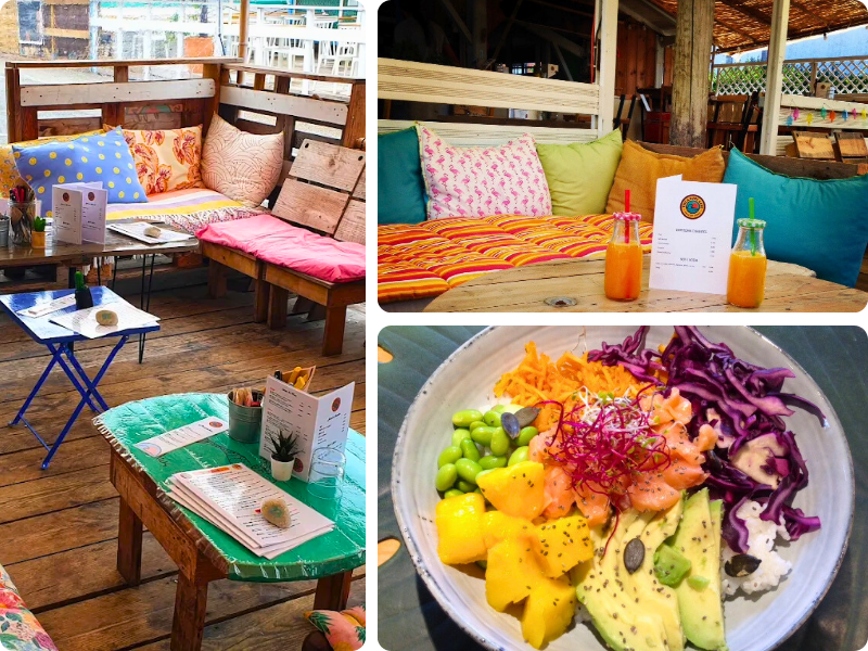 Petit-déjeuner au Bisca Surf Café de Biscarrosse