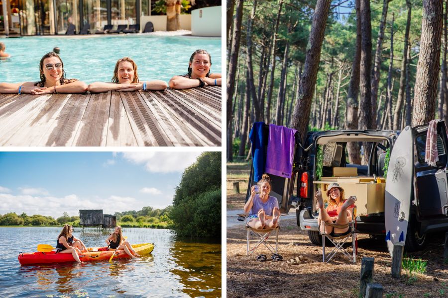 camping plage bisca grands lacs