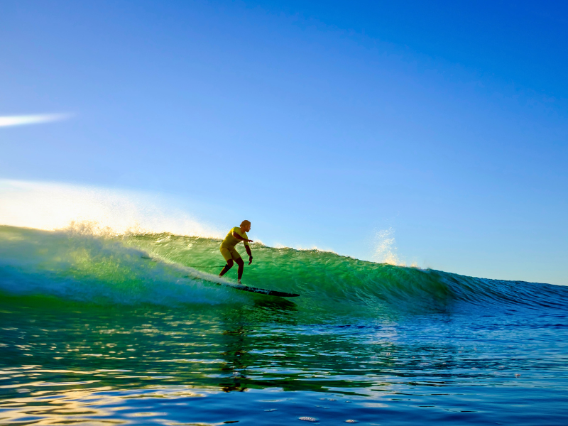 Spot de surf à la Plage du Vivier de Biscarrosse