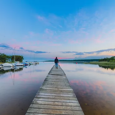 El lago de Sanguinet