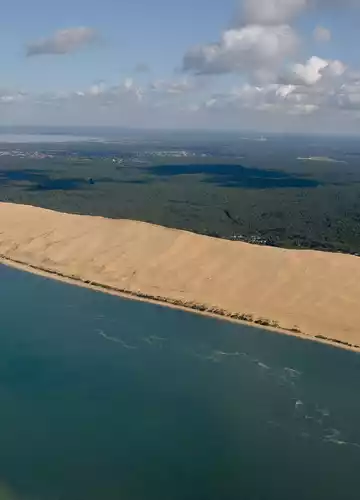 La dune du Pilat sur le bassin d'Arcachon