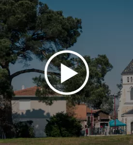 Webcam Parentis-en-Born | Lago y ciudad