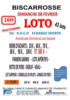 Loto affiche  du b.o.c.d echange sportif