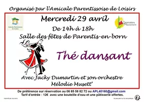 Flyer Thé dansant