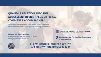 Affiches com conférences sommeil + ado 30 mai - grand lacs ado