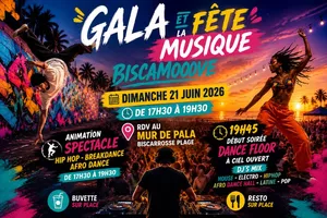 2- AFFICHE GALA ET FETE DE LA MUSIQUE BISCAMOOVE 26