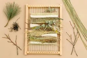 Atelier de tissage végétal