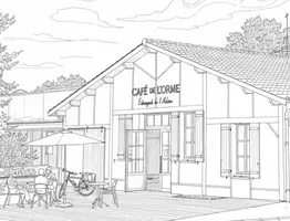 dessin café