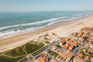 La Siesta vue de haut